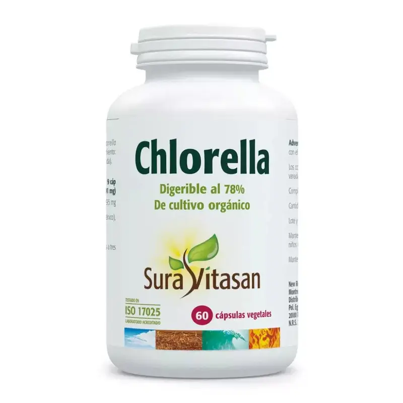 Chlorella 455mg - 60 Cápsulas - Sura Vitasan