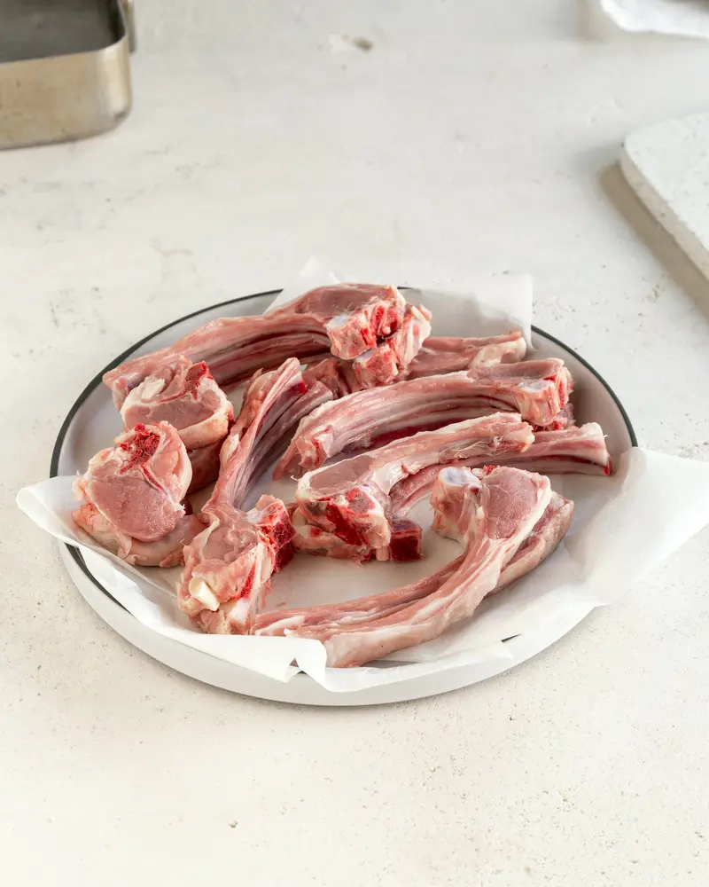 Chuletillas de cordero lechal - lechazo