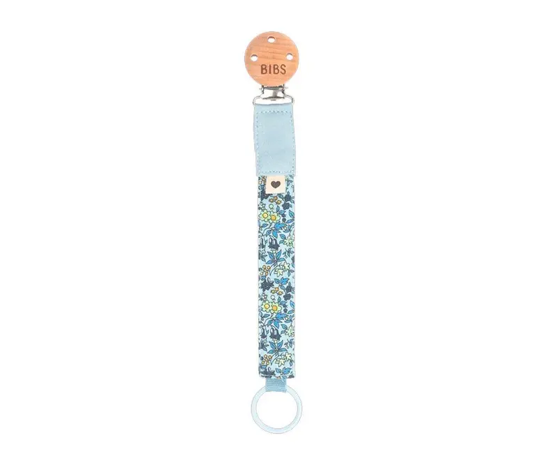 Chupetero BIBS Liberty Chamomile Lawn Baby Blue