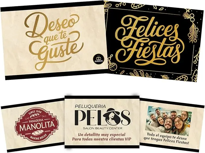 Cia&Co Tarjeta Regalo Personalizada para Cestas y Lotes