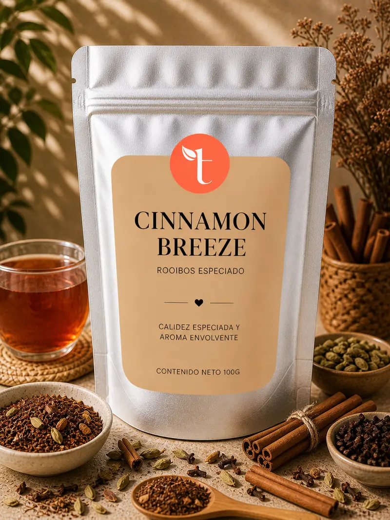Cinnamon Breeze – Rooibos especiado con canela y cardamomo