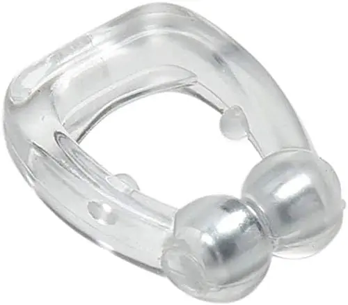Clip Nasal Magnético Anti-Ronquidos de Silicona Cia&Co. Dispositivo reutilizable y discreto que ayuda a reducir los ronquidos mejorando el flujo de aire para un sueño reparador y silencioso.
