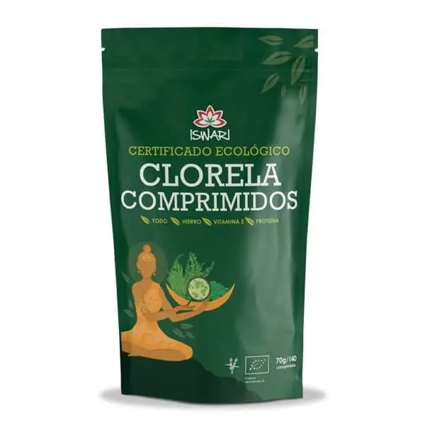 Clorela Pastillas Veganas Eco  Paquete 70 gr