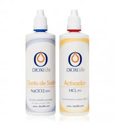 CLORITO DE SODIO + ACTIVADOR HCL varios tamaños - DIOXILIFE