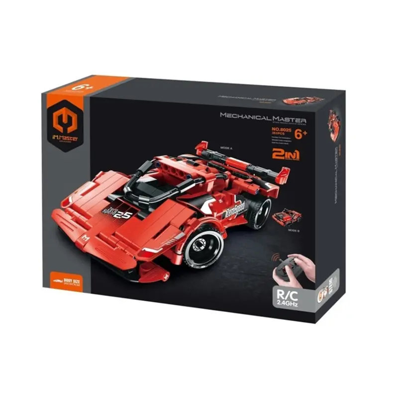 Coche de carreras rojo - 341pzas