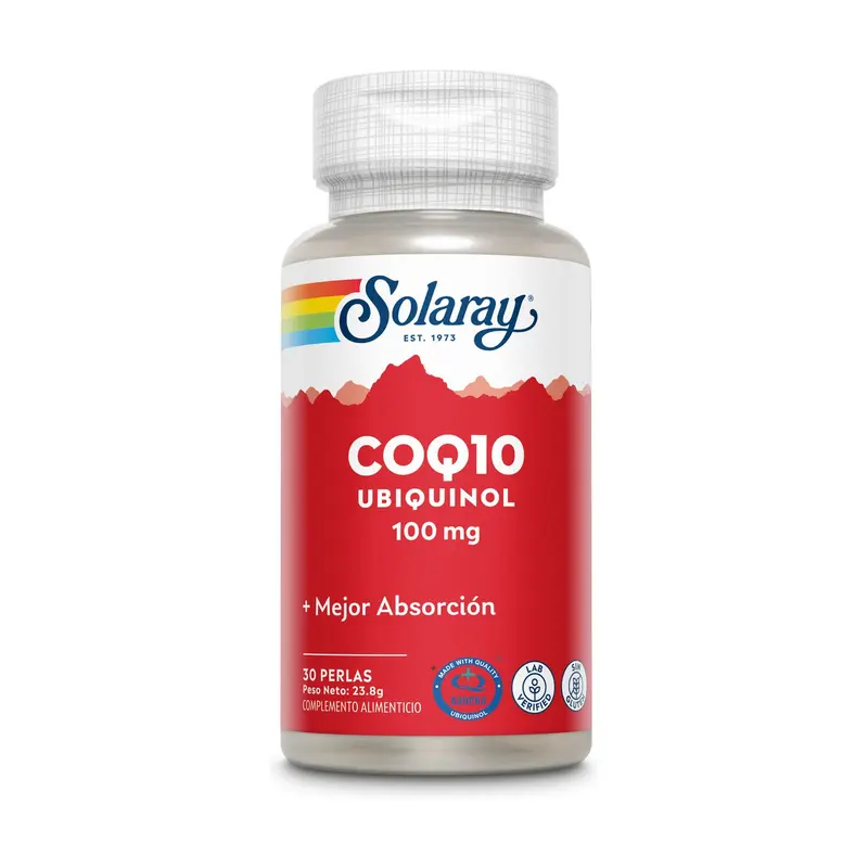 Coenzima Q10 100mg 30 Caps - SOLARAY
