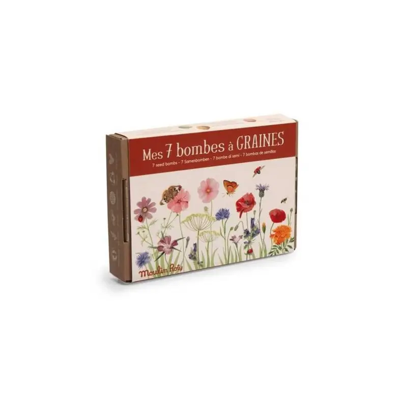 cofre 7 bombas de semillas - Moulin Roty