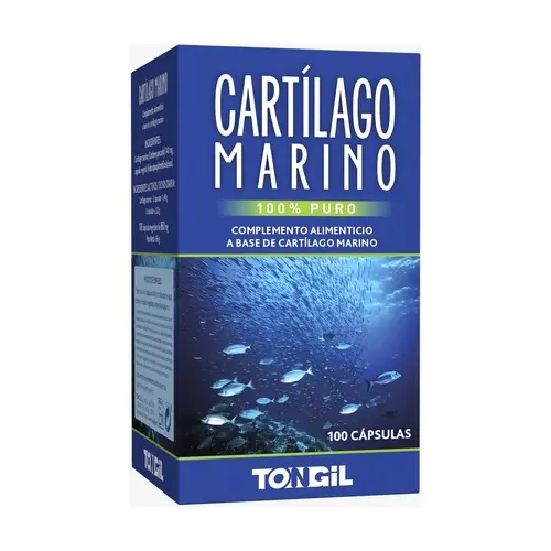 Colágeno Marino con cartílago de tiburón 100 cápsulas - TONGIL