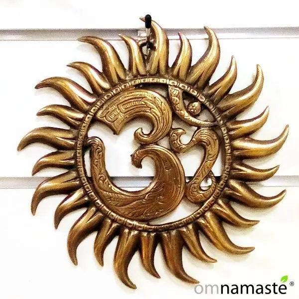 Colgante Bronce Pared Om Sol