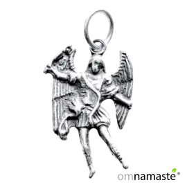 Colgante Plata Arcángel San Miguel 2,5 cm