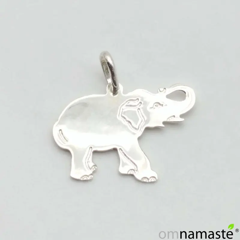 Colgante Plata Elefante 2.5cm