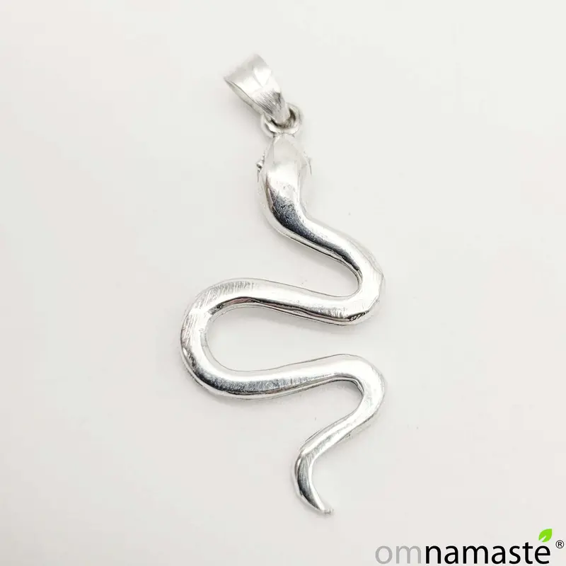 Colgante plata Serpiente (4x2cm)