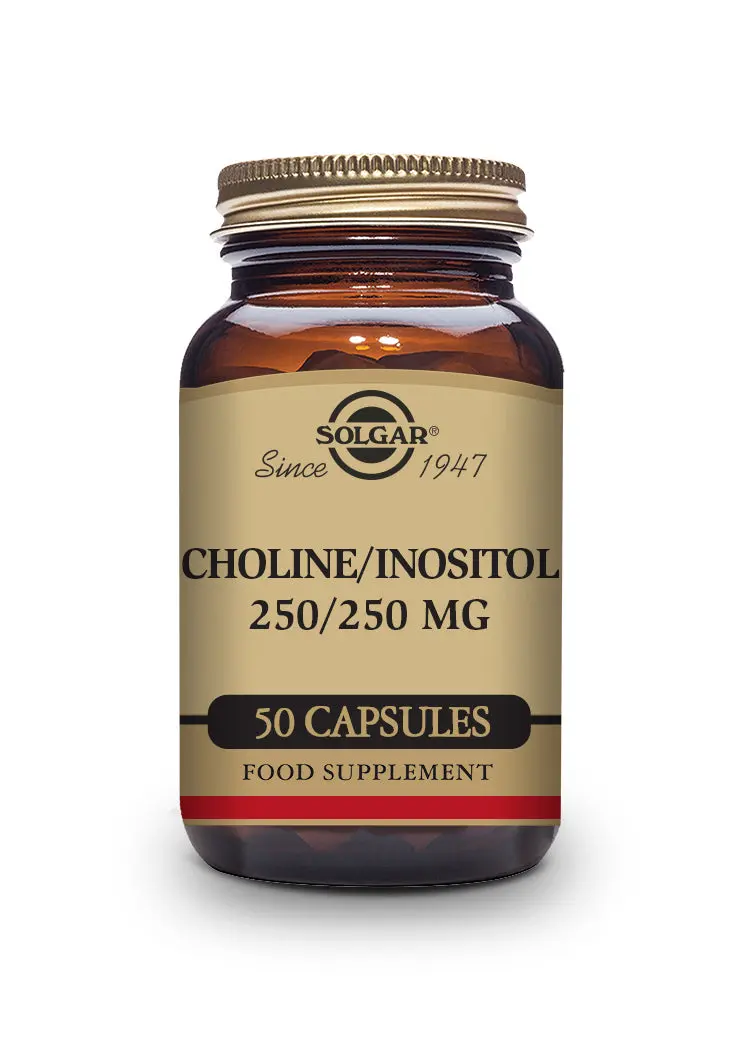 Colina / Inositol 250 / 250 mg - 50 Cápsulas vegetales