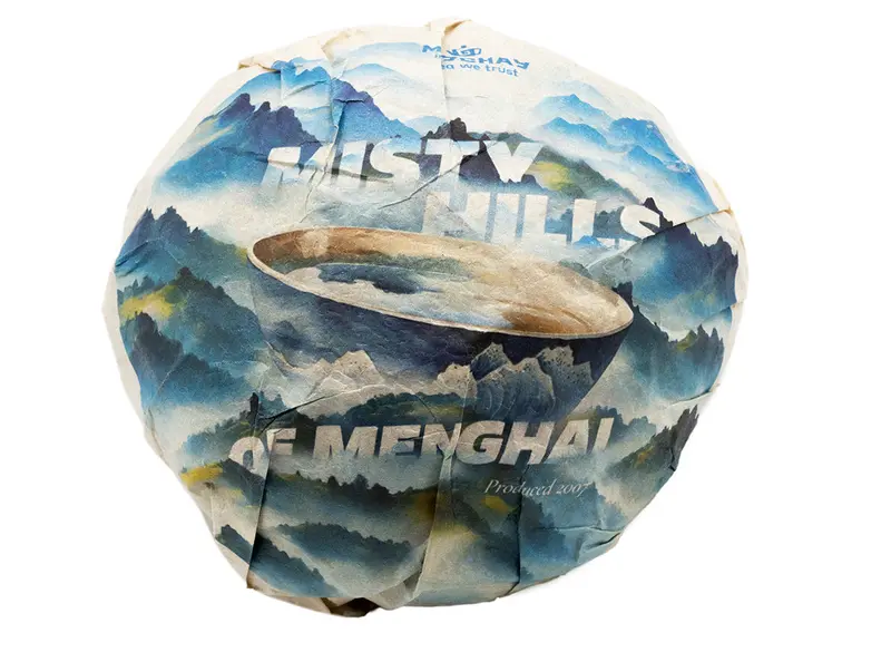 Colinas brumosas de Menghai, Lao Shu Puer Tuocha 250 g (2007)