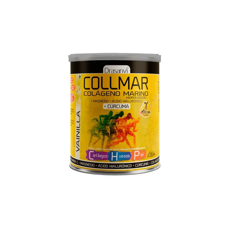 Collmar Colageno Marino Magnesio Curcuma Sabor Vainilla - 300 g - Drasanvi