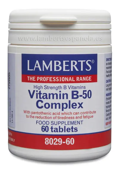 Complejo de Vitaminas B 50. Fórmula ganadora. Balance Ideal.