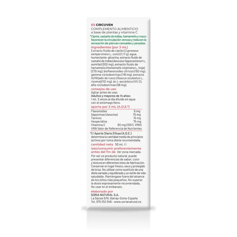 Composor 40 Circuven - 50 ml - Soria Natural