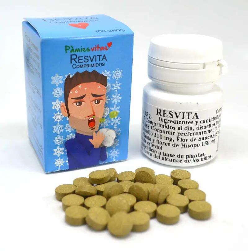 Comprimidos RESVITA (100 und) - PAMIES