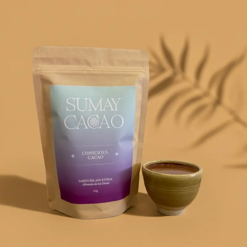 Conscious Cacao — Cacao ancestral - Nacional fino de aroma, Ecuador - 350 g picado