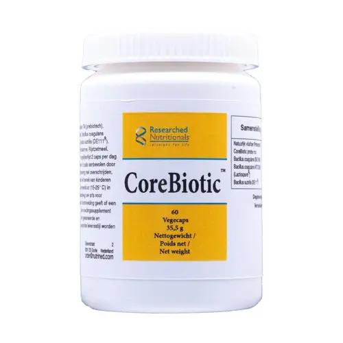 CoreBiotic® 60 cápsulas – Probióticos Basados en Esporas con Prebióticos para la Salud Intestinal