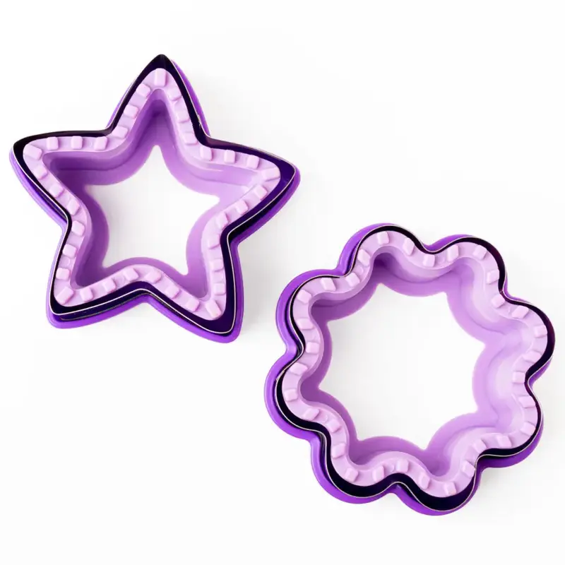 Cortadores con sellador para sándwich Lekkabox - Estrella y Flor