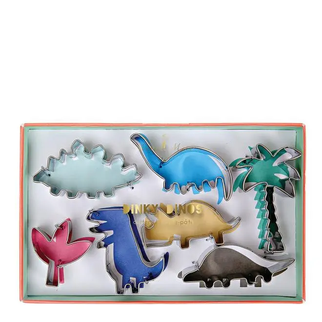 Cortadores de galletas de dinosaurios