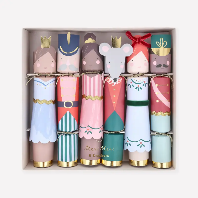 Crackers de Navidad “El Cascanueces” – Pack de 6