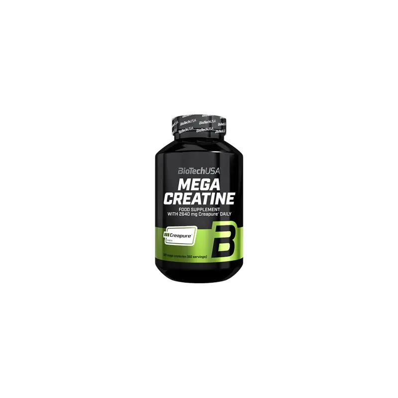 Creapure Mega Creatina 120 caps - BiotechUSA