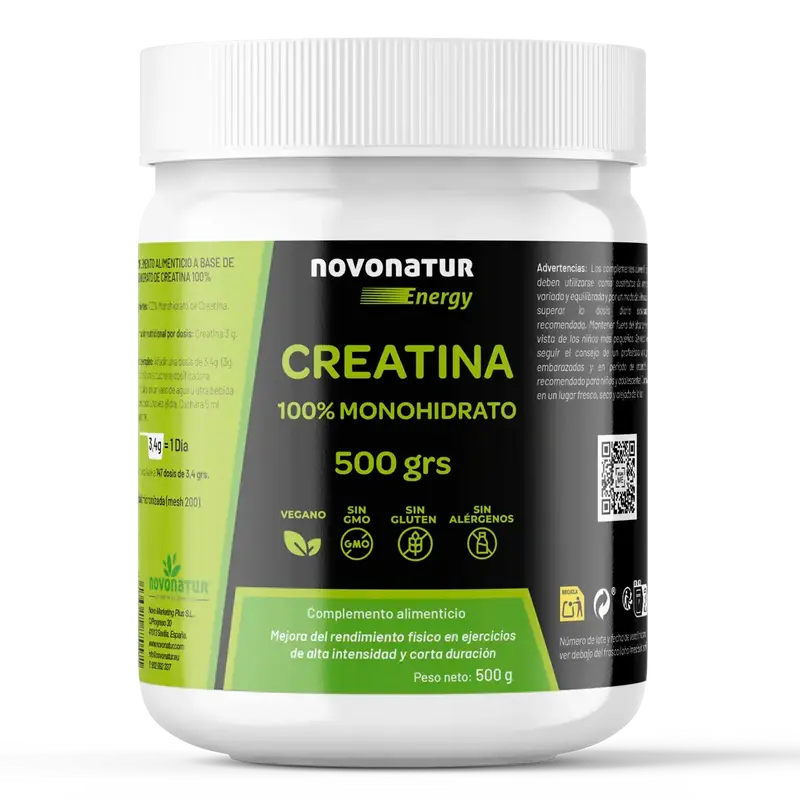 Creatina 100% Monohidrato 500grs.