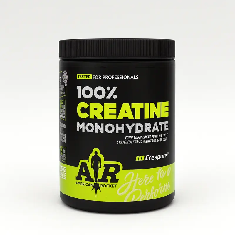 Creatina Creapure -American RocketSabor neutro. 500g.