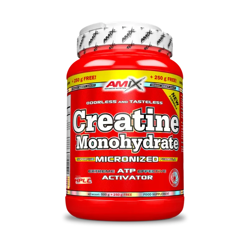 Creatina Monohidrato 500 g + 250 g Gratis – Amix