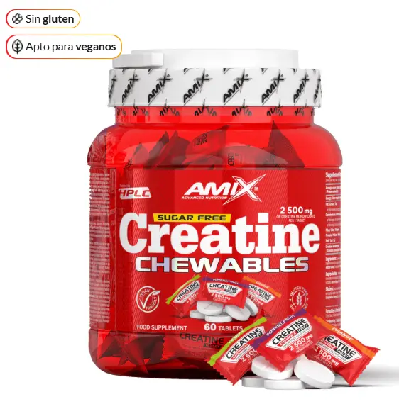Creatina Monohidrato Masticable 60 tabl – Amix