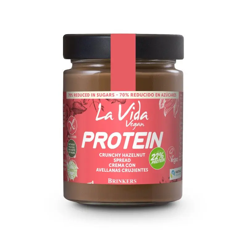 Crema con avellanas y proteína de arroz 270g La Vida Vegan