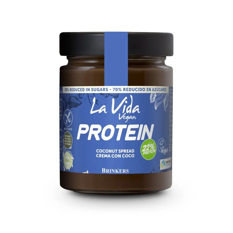 Crema con coco y proteína de arroz 270g La Vida Vegan