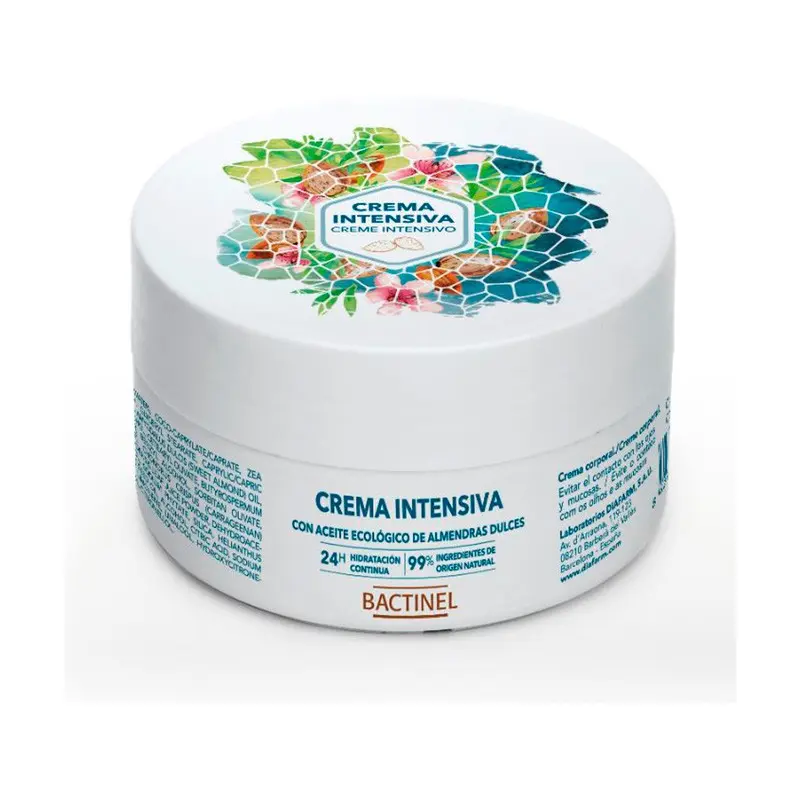 Crema corporal intensiva de almendras 185g Bactinel