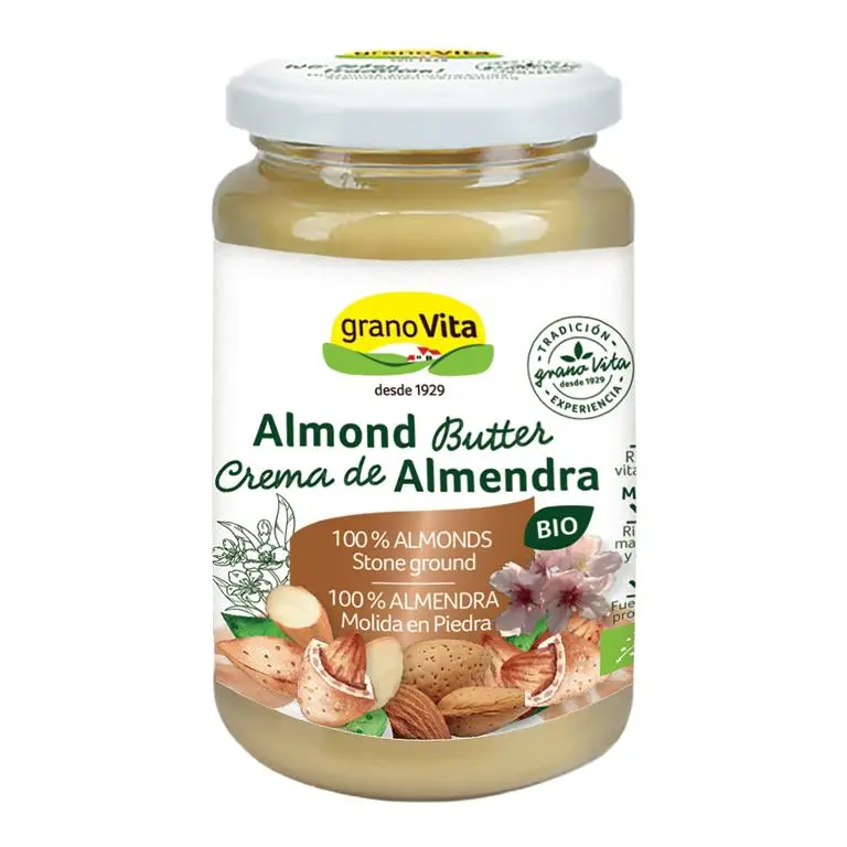 CREMA DE ALMENDRAS BIO, 350 g - GRANOVITA