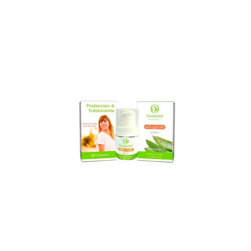 Crema facial antiedad con filtro solar - 50 ml - Hiederbel