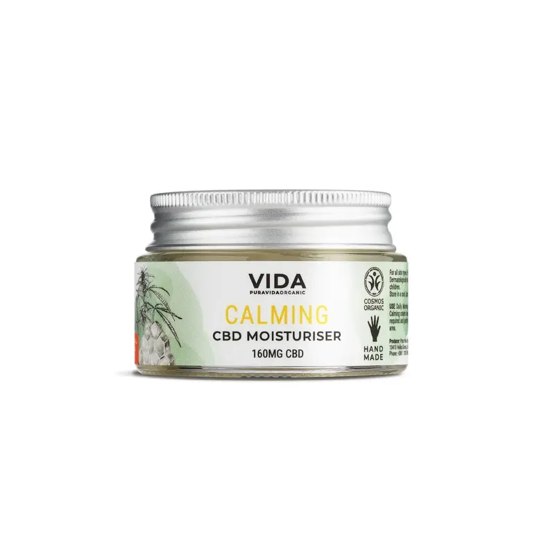Crema Facial Hidratante Calmante CBD Cañamo y Miel Bio 30ml Pura Vida