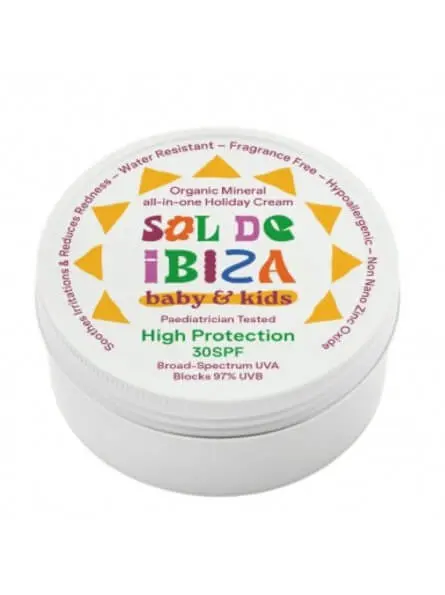 Crema Solar Baby & Kids SPF30 - 30gr - Sol de Ibiza