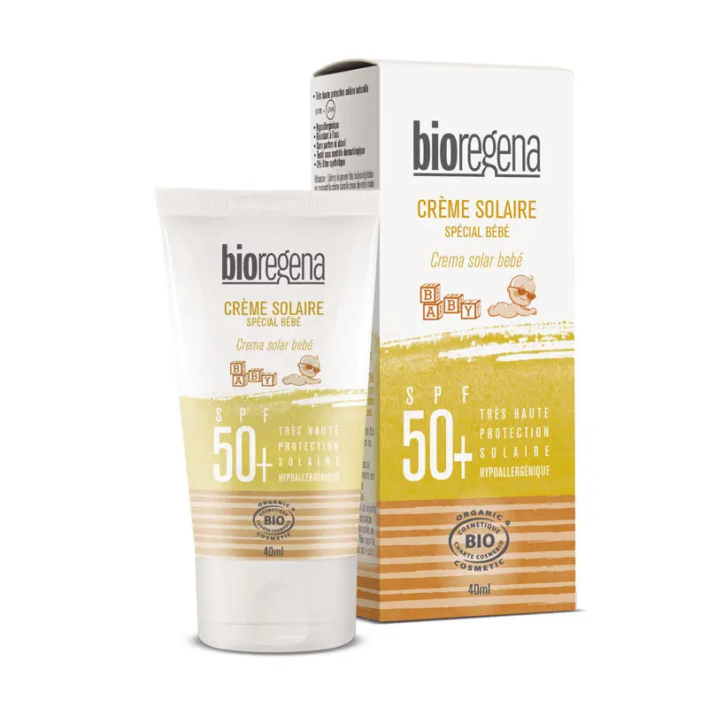 Crema solar bebe spf 50+ (a partir 6M) Bio 40ml Bioregena