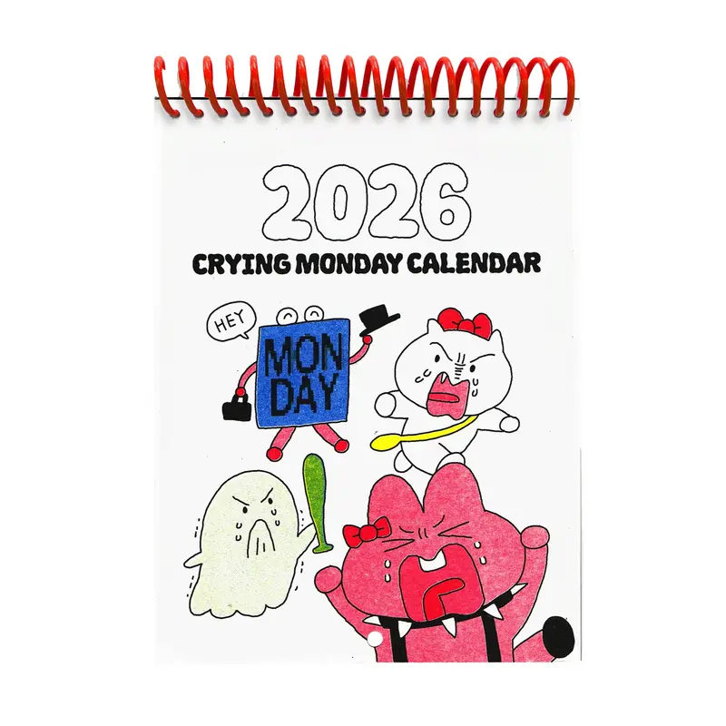 Crying Monday Calendar- Jumbo Press