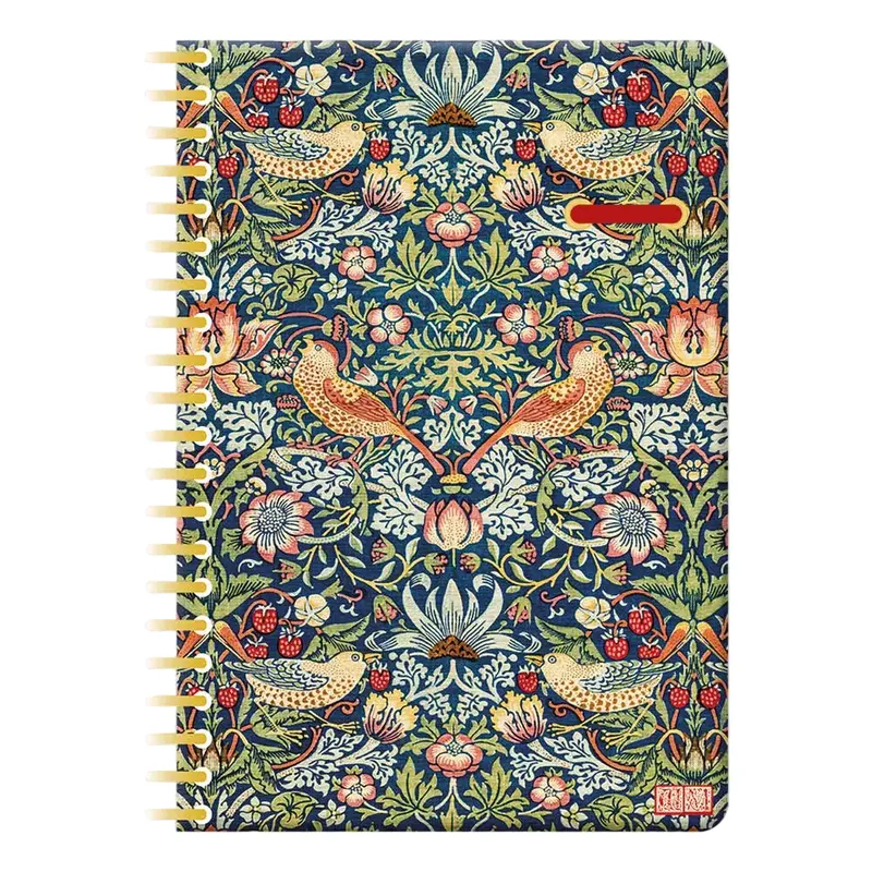 Cuaderno diseño Strawberry thief