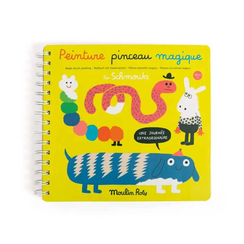 Cuaderno Pintura pincel mágico Schmouks