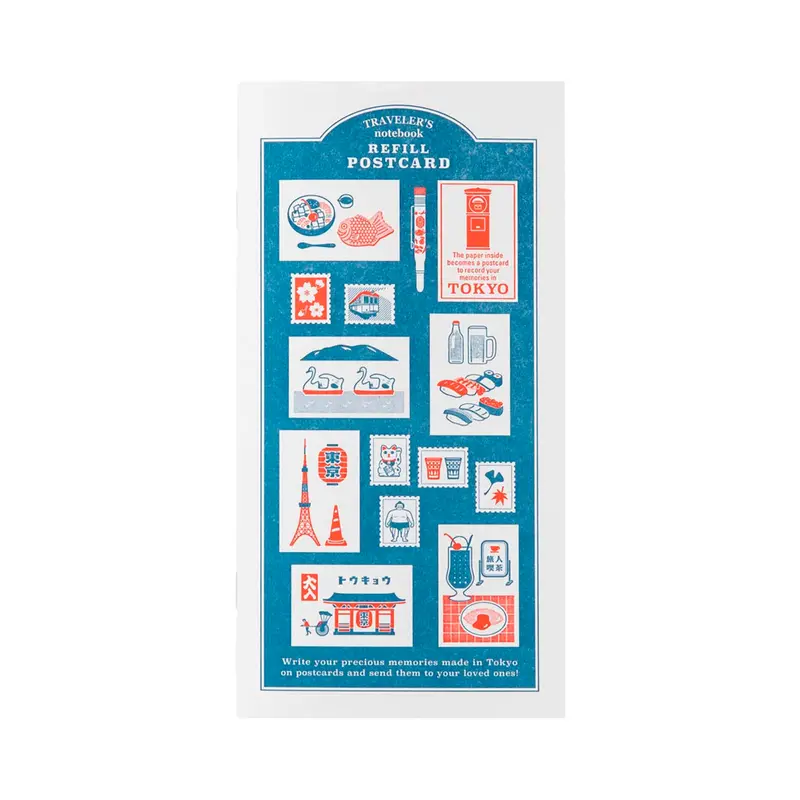 Cuaderno Traveler's Tokyo Postcard