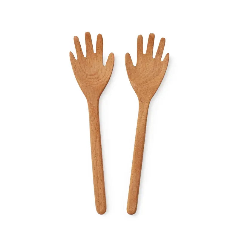 Cucharas de madera Serving Friends