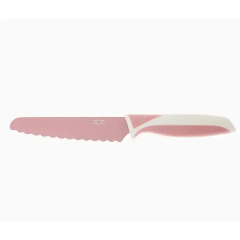 Cuchillo infantil de autonomía KiddiKutter - Rosa Pastel
