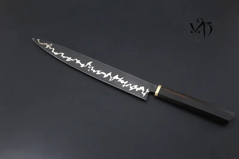 Cuchillo Yanagiba Gomai 305 mm – Cuchillo japonés forjado a mano para corte fino (acero y níquel)
