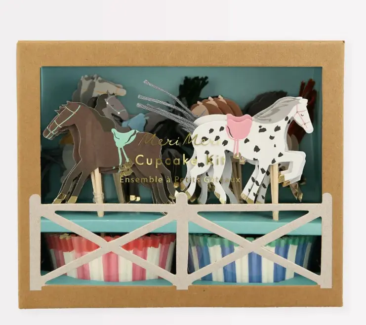 Cupcake kit caballo