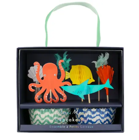 Cupcake kit under the sea