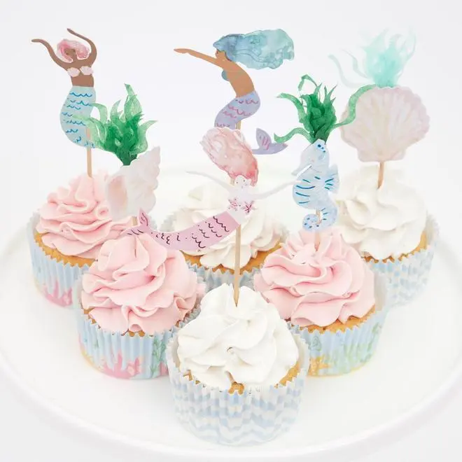 Cupcakes de sirena